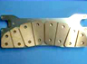 Sintered brake lining for conventional railway high speed vehicles