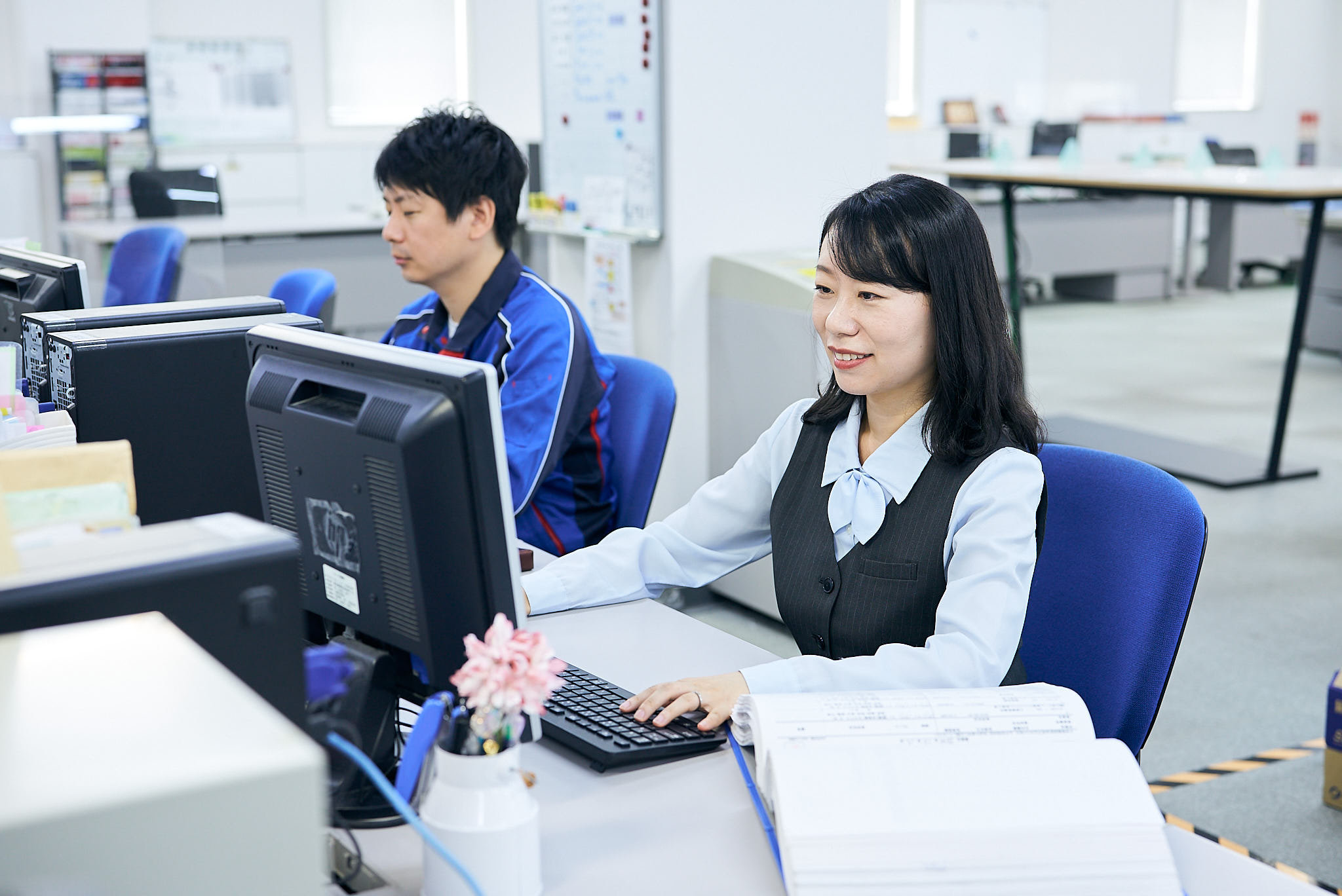 事務職 経理部　汪さん